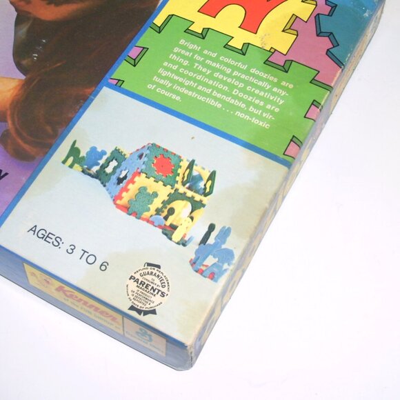 RARE Vintage New 1971 Kenner Doozies Zoo Set Press Together Builders - Picture 4 of 5